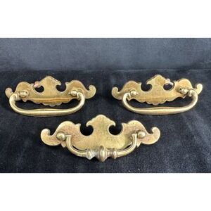 Vintage Hardware Chippendale Bail Drawer Pulls Set of 3 Pulls 4.5" Hardware*
